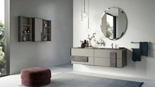 Arredo Bagno Inda Collezione Qamar - Bagni di Design OD Officina Frascati